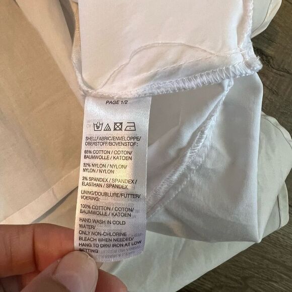 Saks Fifth Avenue Dress, white. Size m - Picture 5 of 7